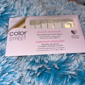 Color street nail polish strips French tip